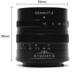 7Artisans 55mm f/1.4 (Sony E)