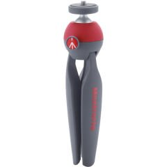 Manfrotto Pixi Mini Tripod (Gri & Kırmızı)