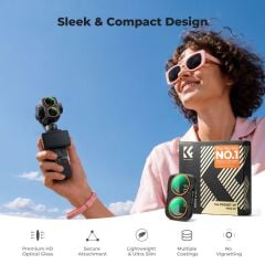 K&F Concept Dji Osmo Pocket 4P İçin Değişken ND Filtre (ND2-32)