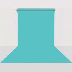 GDX Sabit (Tavan & Duvar) Kağıt Sonsuz Stüdyo Fon Perde (Baby Blue) 2.70x11 Metre