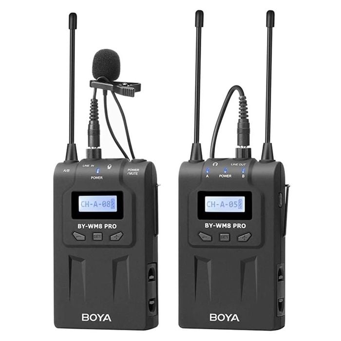 Boya BY-WM8 Pro-K1 Profesyonel Kablosuz Mikrofon