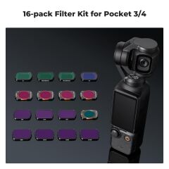 K&F Concept Dji Osmo Pocket 4P İçin 7 Parça ND Filtre Seti (ND8, ND16, ND32, ND64, ND128, ND256, ND1000)