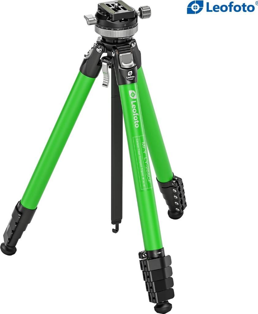 Leofoto LY-265CF Karbon Fiber Tripod Kit Yeşil