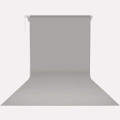 GDX Sabit (Tavan & Duvar) Kağıt Sonsuz Stüdyo Fon Perde (Grey/Gri) 2.70x11 Metre