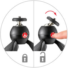 Manfrotto PIXI Mini Table Top Tripod (Siyah)