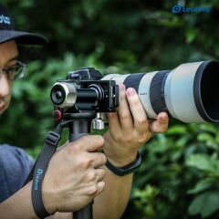 Leofoto MPG-01 Monopod Yan Bağlantılı Başlık