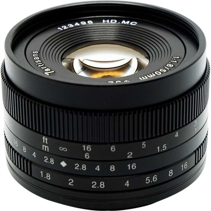 7artisans MF 50mm f/1.8 APS-C Lens (Fujifilm X)