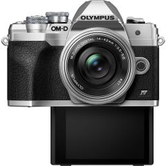 Olympus OM-D E-M10 Mark IV Gövde (Gümüş)