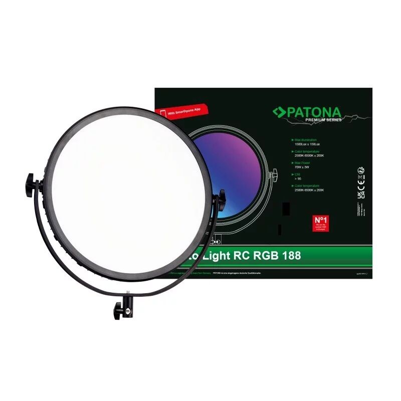 Patona 4283 Premium Soft Light Lamp TGB-188A with App Control