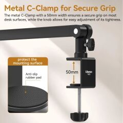 Ulanzi TM01 Boom Arm Mikrofon Masa Standı