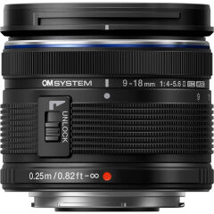 Om System M.Zuiko 9-18mm Mark II Lens