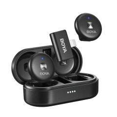 Boya Omic-D Wireless İkili Yaka Mikrofonu Lightning (Siyah)