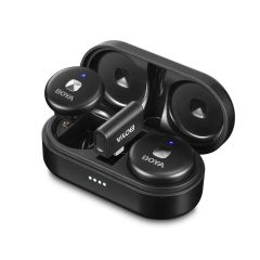 Boya Omic-D Wireless İkili Yaka Mikrofonu Lightning (Siyah)